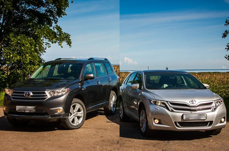 Toyota Highlander and Toyota Venza