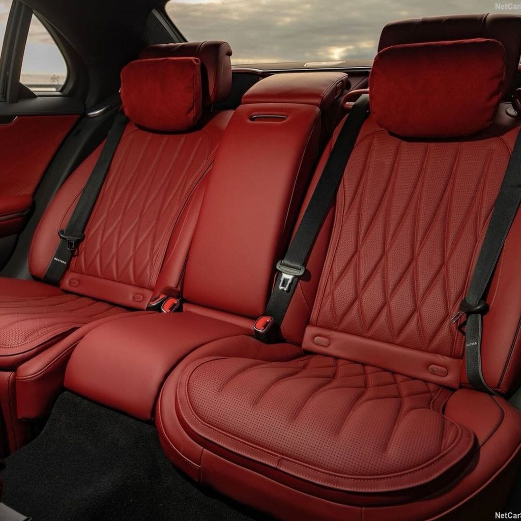 2024 Mercedes Benz S63e model back seat