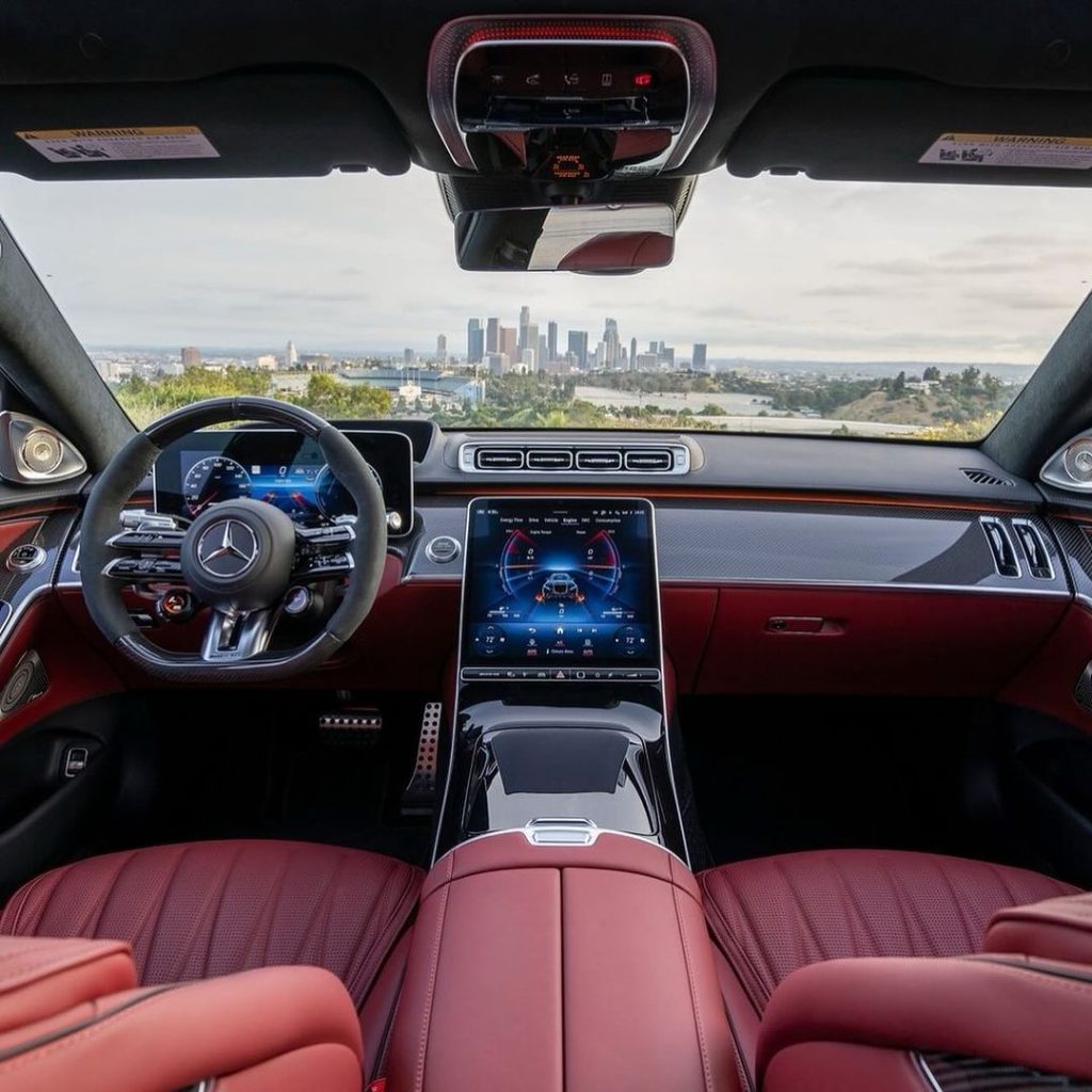 2024 Mercedes Benz S63e model interior