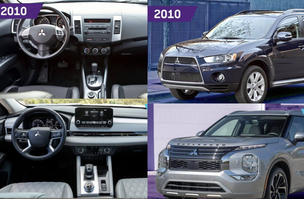 2010 Vs. 2022 Mitsubishi Outlander