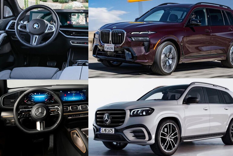 2023-24 BMW X7 M60i vs 2024 Mercedes Benz GLS - Top Comparison