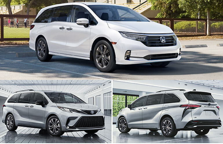 2023 Toyota Sienna Vs 2023 Honda Odyssey