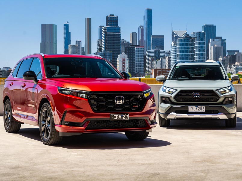 2024 honda cr-v and rav4 2024