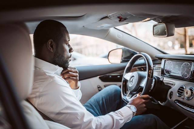 A man Driving