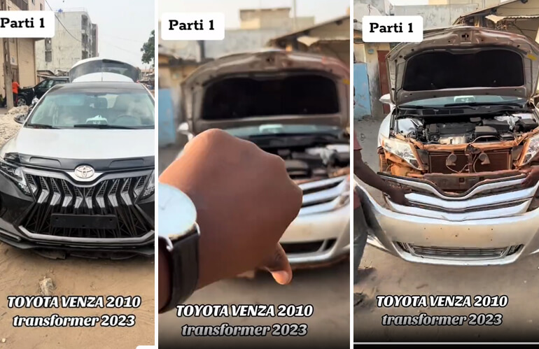 "E don Reach Venza o" Car dealer Shares how they ungraded 2010 Toyota Venza to 2023 model