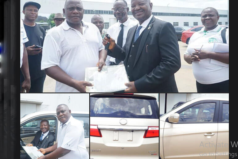 Son At 50th Anniversary; Innoson Donates Brand New Vehicle To Best Performing Staff