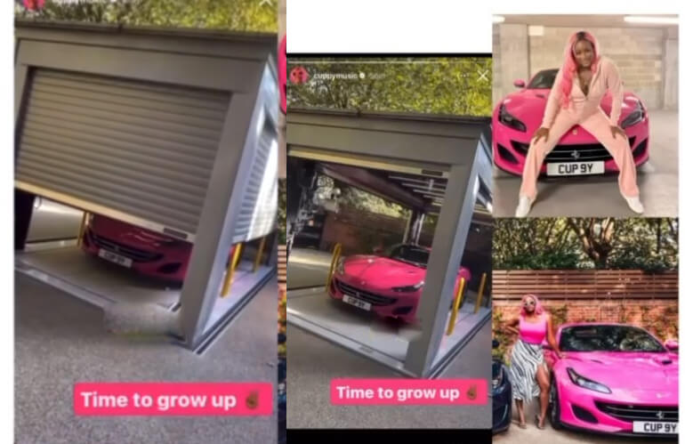 DJ Cuppy Dumps Her Multi-Million Pink Ferrari Her Father Bought Her