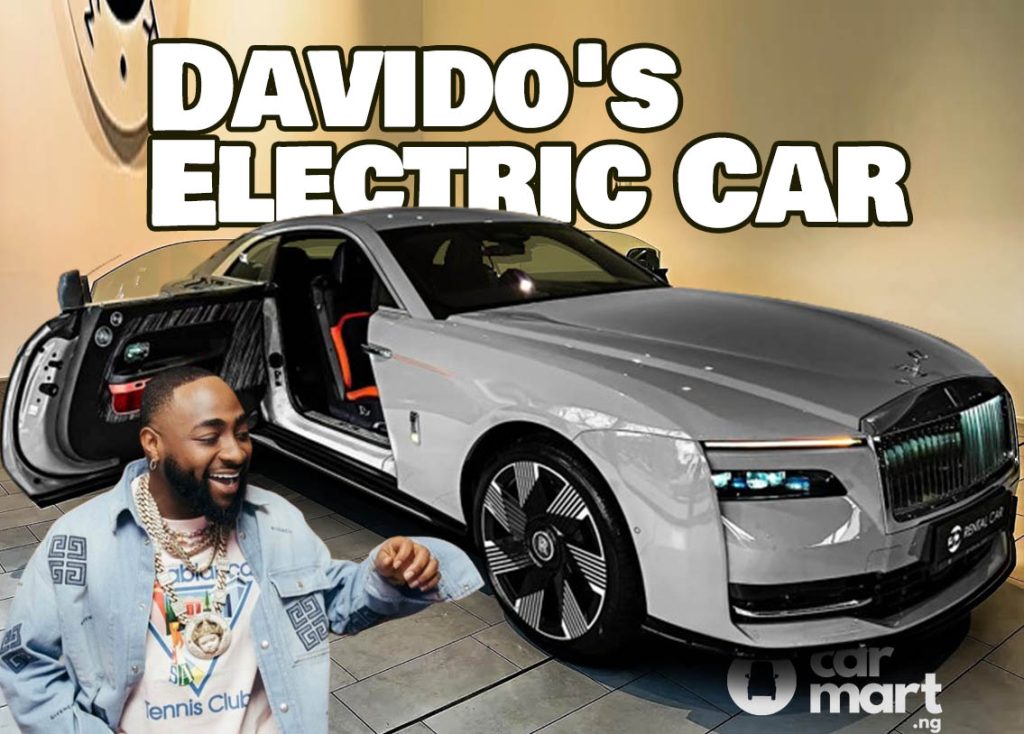 Fact about Davido's electric car - The 2024 Rolls Royce Spectre