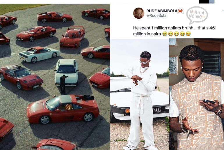 Fans React To Wizkid Spending over $1 Million On Money & Love Music Video