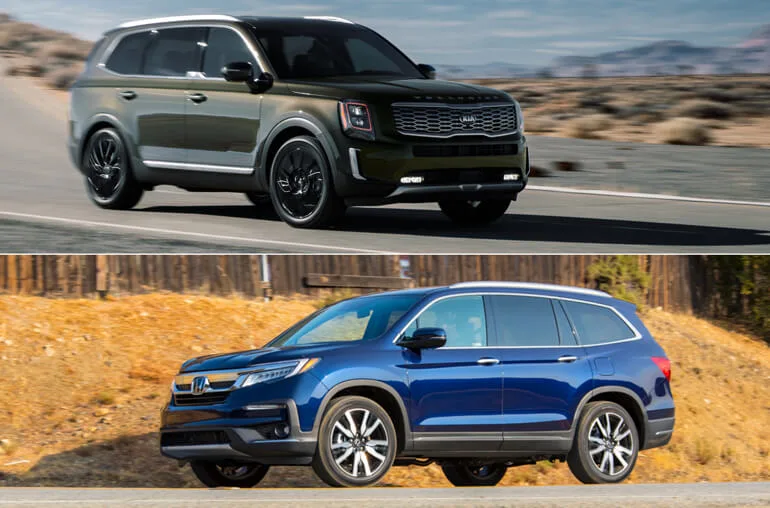 2021 Honda Pilot vs 2021 Kia Telluride