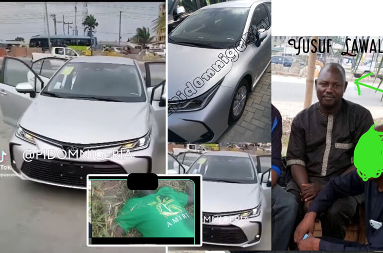 How Nigerian Army Officers Allegedly Killed Driver Delivering New 2022 Toyota Corolla, Steals the Car