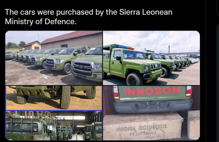 Nigerian Innoson has exported $4.7 million worth of cars to Sierra Leone