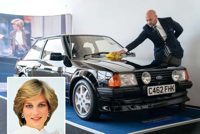 Princess Diana’s 1985 Ford Escort sells for ₦458 million at auction