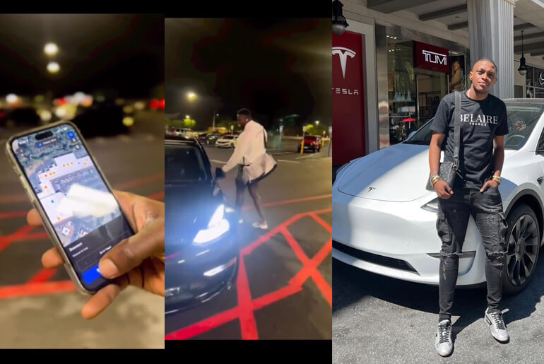 Man Explains How He Uses A Remote To Drive His Car Without Being Inside