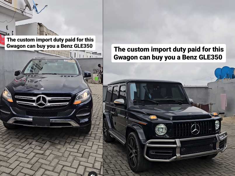 Mercedes Benz Gwagon and 2017 Benz GLE350