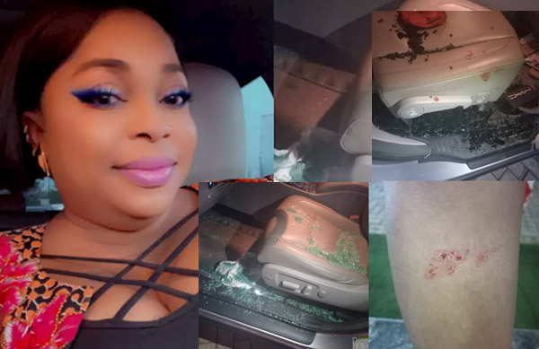 Nollywood Actress, Kemi Afolabi’s Car Attacked By Lagos Traffic Robbers