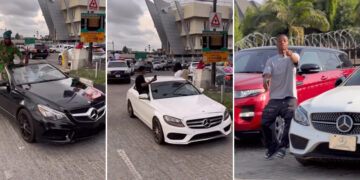 Reaction after Ola Of Lagos Shares Videos Of Luxury Cars At The Lagos Car Convoy Cruise