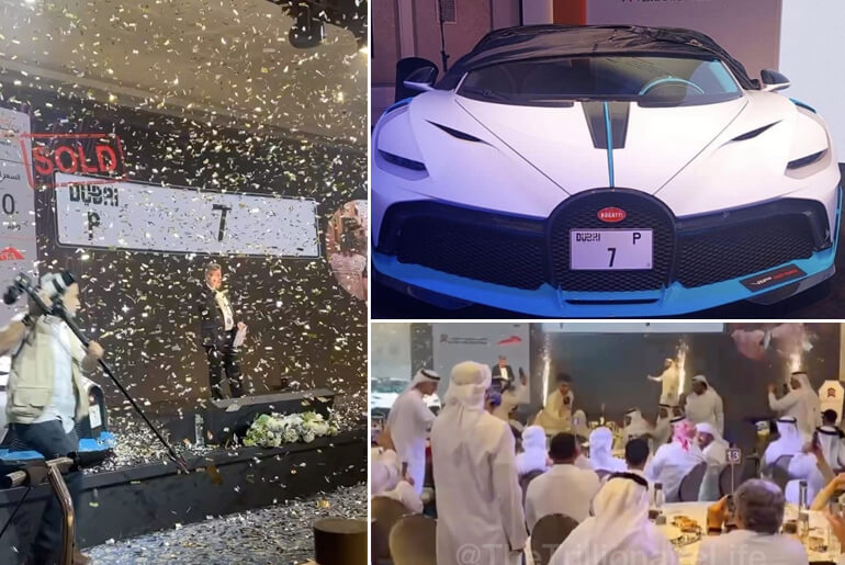 Reaction as World’s Most Expensive Number Plate ‘p7’ Just Sold