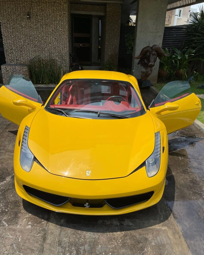 Timaya acquires a new Ferrari 458 Italia