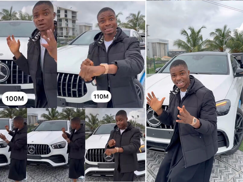 Social Media Users React As Ola of Lagos Ask If They’ll Prefer N100 Million Benz or N110 Million Wrist Watch