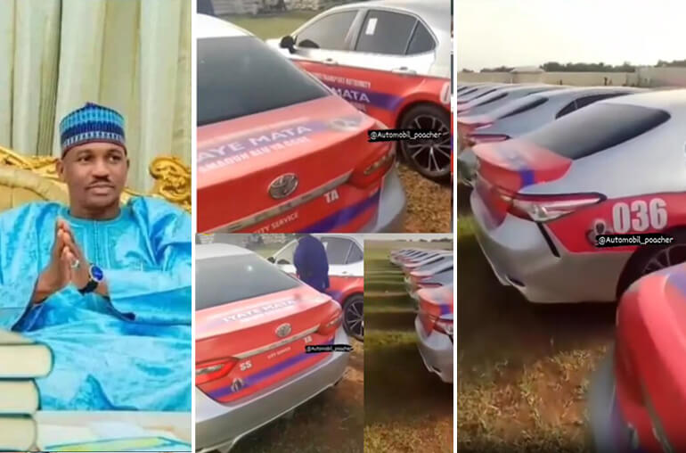 Sokoto State Governor Buys a Brand New 2021,2022 Toyota Camry for State Taxi