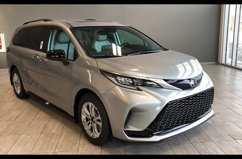 The 2021 Toyota Sienna Minivan Drives Faster than a Ferrari