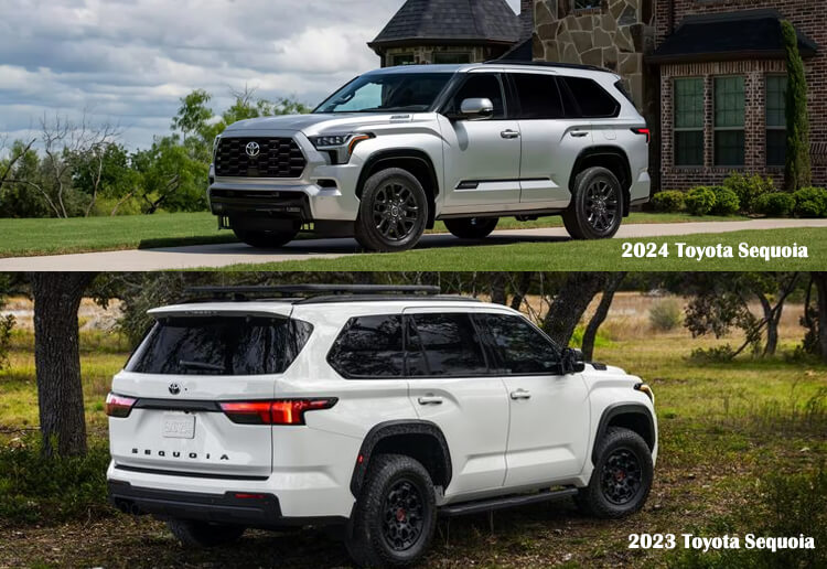 The 2023 Toyota Sequoia Vs 2024 Toyota Sequoia