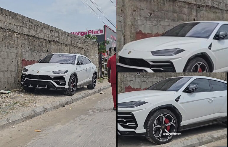 The Moment A N300 Million Lamborghini Urus Was Spotted Parked in the Trenches