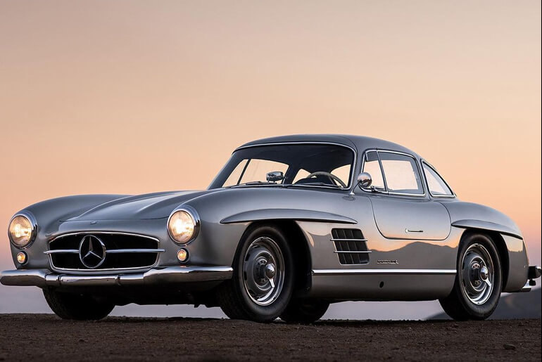 This is the World's Most Expensive Car, The 1955 Mercedes-Benz 300 SLR Uhlenhaut Coupe sold for $142 million