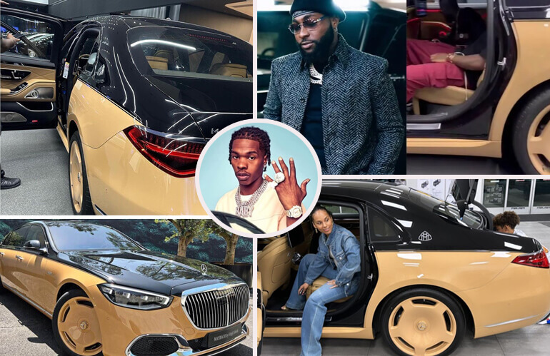 Top 4 Celebrities Who Bought The 2023 Maybach S680 Virgil Abloh worth costs $600k, Davido Bought One Of 150 Made