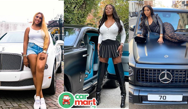 Top-Nigerian-Female-Celebrities-with-Exotic-Cars