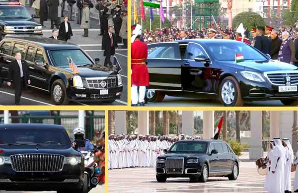 Top Presidential Official cars around the World – See Buhari latest car