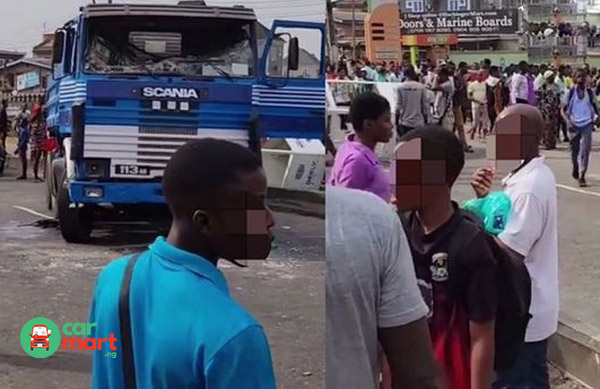 Tragedy As Delivery Truck crushes School children in Lagos