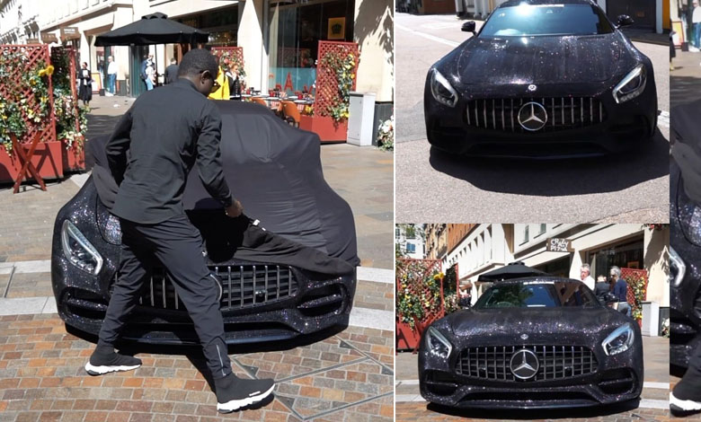 The Moment Nigeria Billionaire Malivelihood Unveils A Diamond Mercedes-Benz Vision EQS