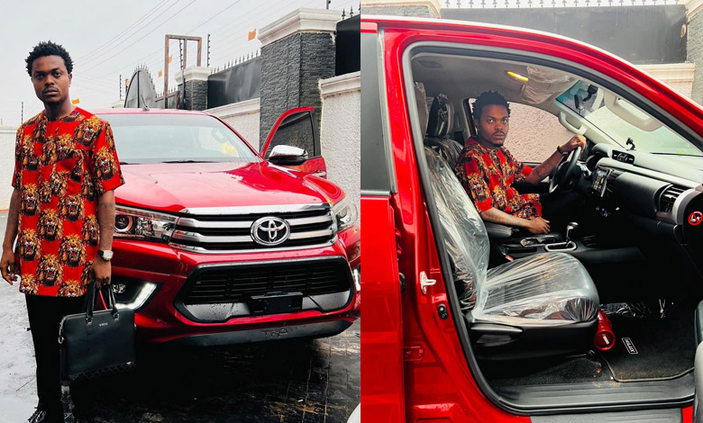 Blord Splashes Millions Of Naira As He Buys A Brand New 2020 Hilux months after recovering his car EFCC