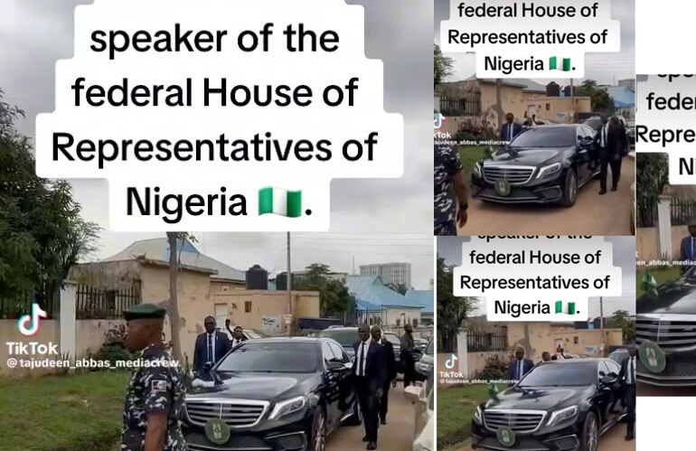 Video Spots The Millions Of Naira Worth Maybach the Speaker of the Federal House of Representative Drives