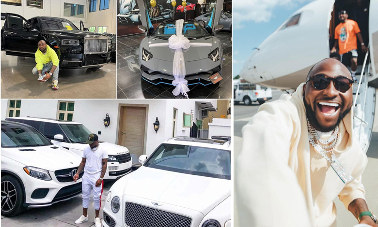 Inside Davido’s luxury car collection, from Rolls Royce, Lamborghini to millions of naira car garage