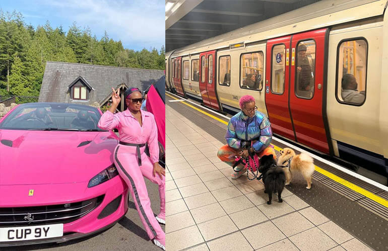 Billionaire Daughter, DJ Cuppy Leaves Her Ferrari, Uses Public Transport To Teach “Her Boys” Humility