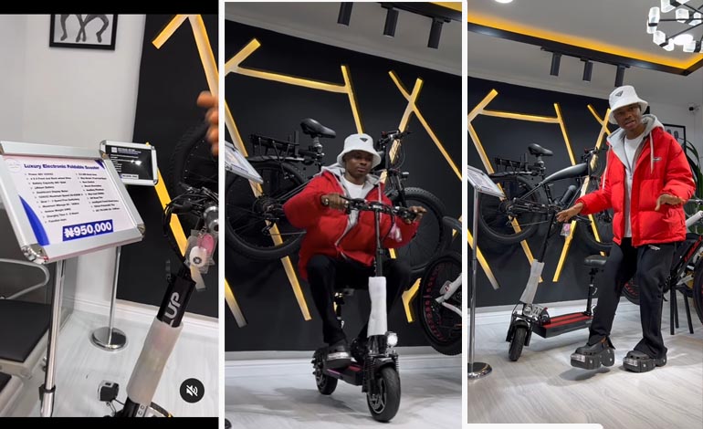 Meet the most expensive Luxury Electric Bike worth ₦950,000 in Lagos