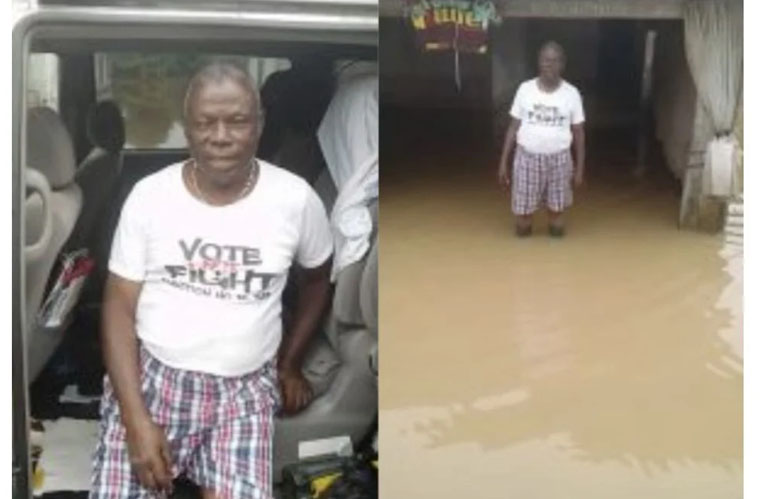 Traditional Ruler Now Sleeps In Toyota Sienna Over Flood In Bayelsa