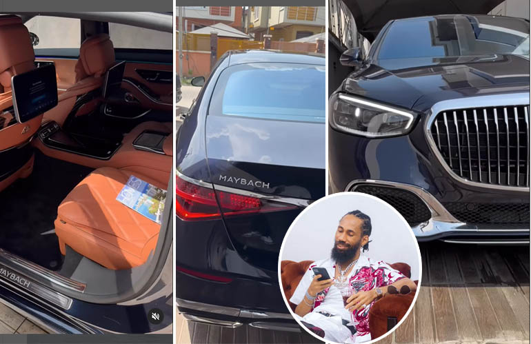 Phyno Fino buys a Brand New 2024 Maybach S680 worth 374 million naira