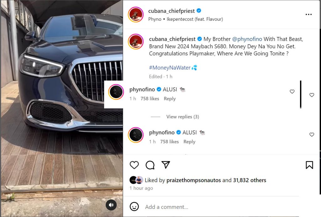 Phyno Fino new Maybach S680