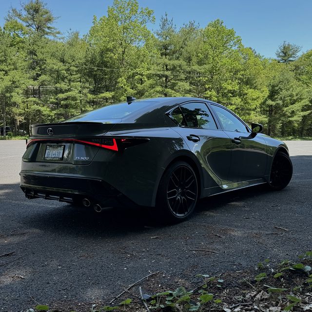 2024 Lexus IS500 F Sport back view