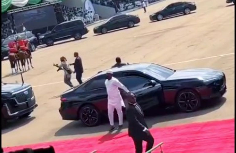 Seyi Tinubu 2024 Bulletproof BMW 7 Series