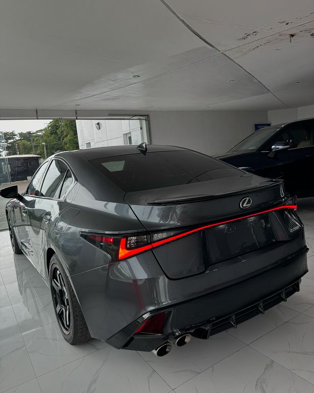 2023 Lexus IS 500 back view