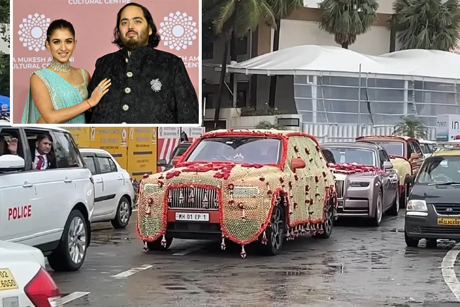 Rolls-Royce Cullinan Series II at Anant Ambani And Radhika Wedding Convoy