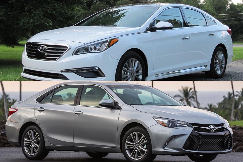 2015 Hyundai Sonata and 2015 Toyota Camry in Nigeria