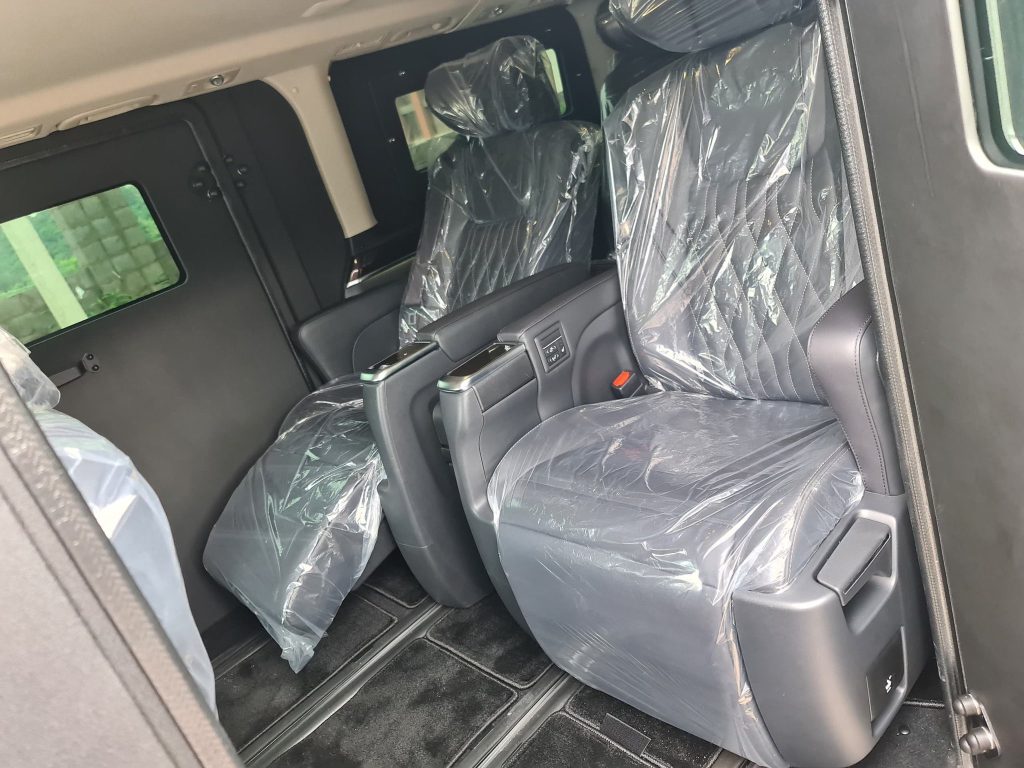 2024 Toyota Granvia Bulletproof back seat