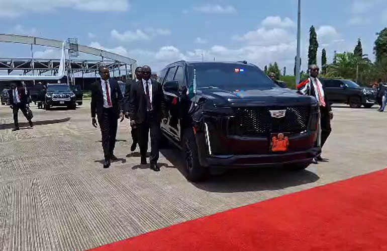 President Tinubu's Armored Cadillac Escalade SUV